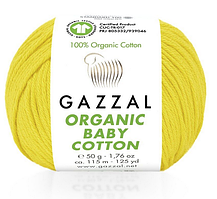 Пряжа Organic Baby Cotton-420 жовтий