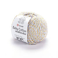 YarnArt BABY COTTON MULTICOLOR (Бейбі Котон Мультиколор) № 5212 (Пряжа напівбавовна, нитки для в'язання)