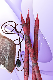 Свічка воскова програмна з четверовою сіллю червона