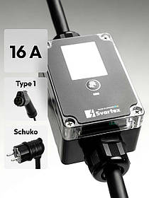 Мобільний зарядний пристрій Svartex 16A Type1 (J1772) 3.7 кВ WiFi