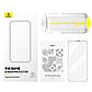 Захисне скло для iPhone 15 / 16 6.1" Baseus Crystal Series Full-Coverage HD Dust Filter DLC Coating version, фото 3