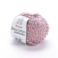 YarnArt BABY COTTON MULTICOLOR (Бейбі Котон Мультиколор) № 5217 (Пряжа напівбавовна, нитки для в'язання)