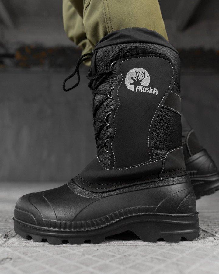 Теплі водонепроникні гумові чоботи ВТ6577, фото 1