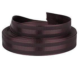 Стрічка для ременів і сумок щільна ширина 38мм колір Коричневий 30140