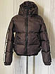 Жіноча осіння куртка XS,S,M шоколад, фото 3