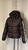 Жіноча осіння куртка XS,S,M шоколад, фото 7