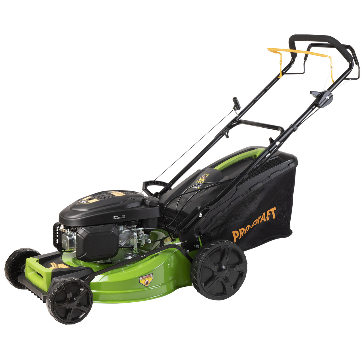Газонокосарка бензинова Procraft PLM505S NEW, 4 кВт, 51 см, самохідна