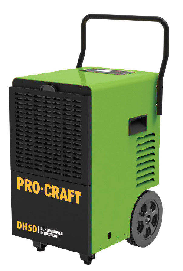 Осушувач повітря промисловий Procraft DH50L, 50 л/добу, 900 Вт, 350 м³/год