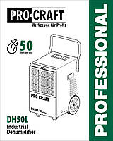 Осушувач повітря промисловий Procraft DH50L, 50 л/добу, 900 Вт, 350 м³/год, фото 3