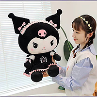 Мягкая игрушка Аниме Kuromi 35 см, мягкая кукла Куроми, плюшевая Куроми-игрушка