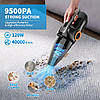 Автомобільний пилосос 9500pa зі світлодіодним світлом, Amazon, Німеччина, фото 7