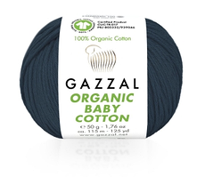 Пряжа Organic Baby Cotton-437 петроль