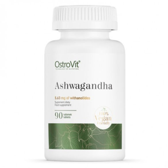 Вітаміни OstroVit Ashwagandha 375 mg (90 таблеток.), фото 1