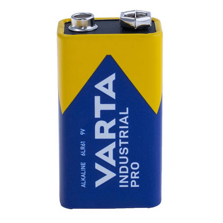Батарейка "Крона" калюжа 9V 1 шт. VARTA 6LR61 Industrial Pro, фото 1