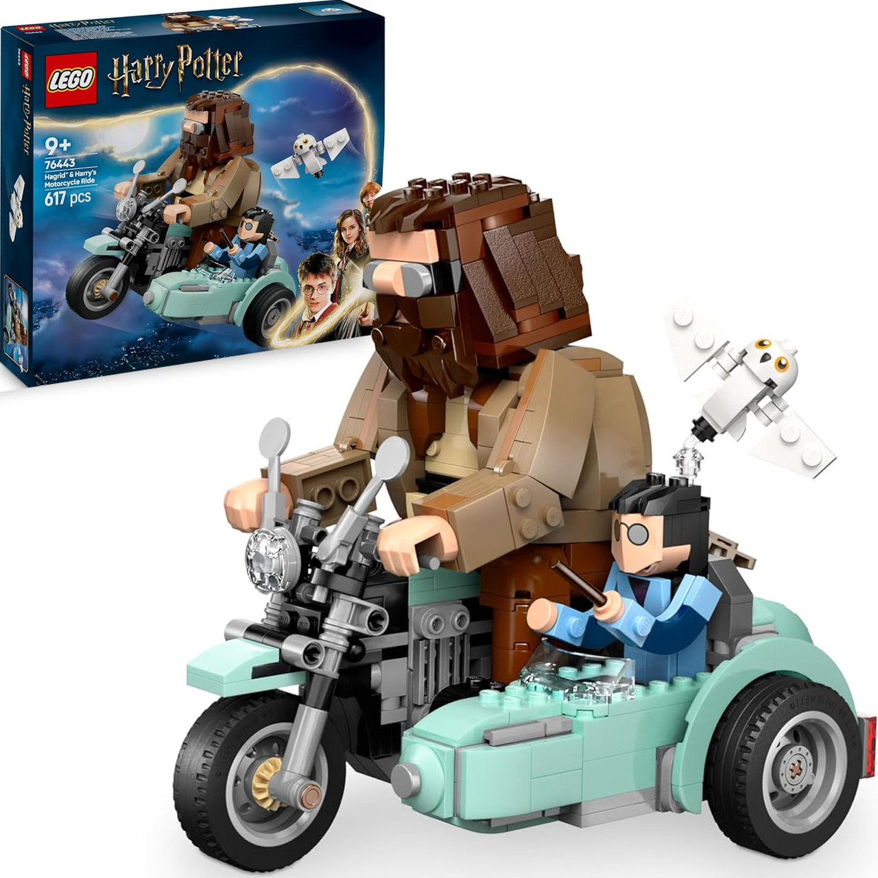 Конструктор Лего Гаррі Поттер Поїздка Хагріда та Гаррі на мотоциклі Lego Harry Potter 76443