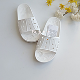 Слайди Crocs Baya жіночі шльопанці жіночі Білий, фото 4