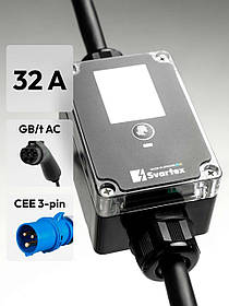 Зарядний пристрій Svartex 32A GB/t AC 7.4 кВ WiFi