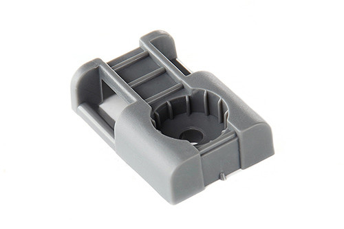 Майданчик під монтажний пістолет 29х20х8мм для кабельного стягування до 10 мм із сірим отвором (пач. 100шт.) APRO