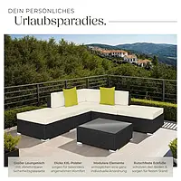 Вуличні меблі для патіо Paris чорний колір