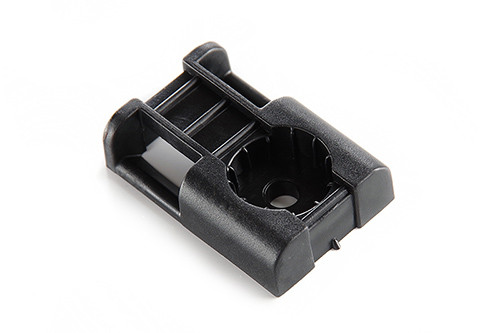 Майданчик під монтажний пістолет 29х20х8мм для кабельного стягування до 10 мм з отвором чорний (пач. 100шт.) APRO