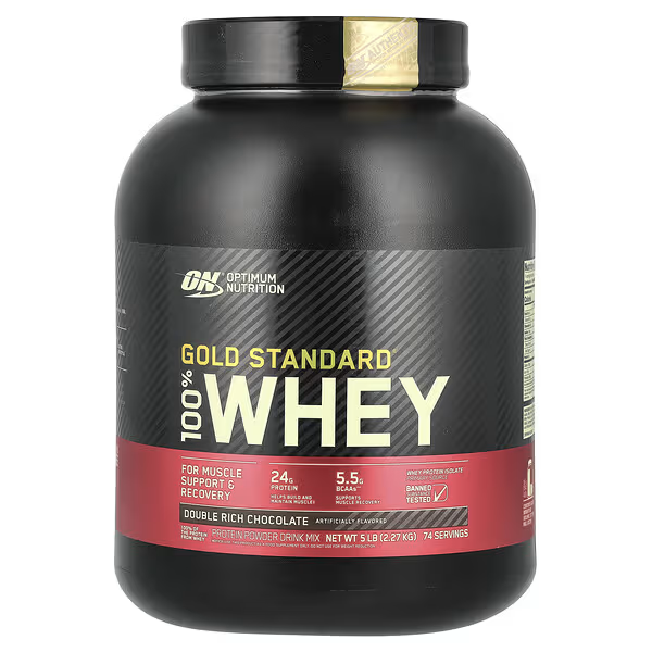 100% Whey Gold Standard Optimum Nutrition (США) 2270 g Double Rich Chocolate