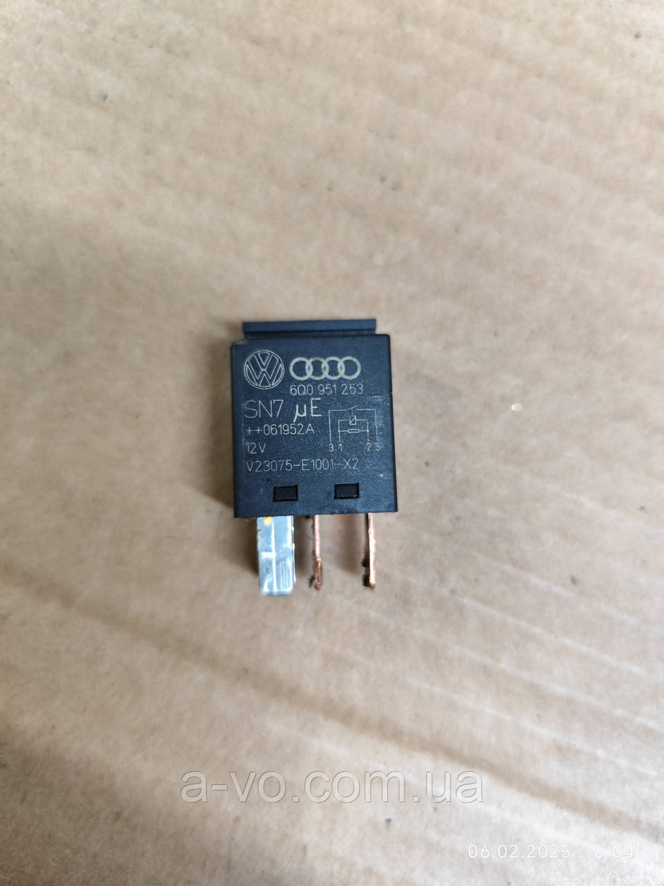 Реле 489 Audi VW 6q0951253, фото 1