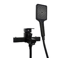 Змішувач для ванни короткий гусак MILLZ чорний MRS-AL-F1(Black)