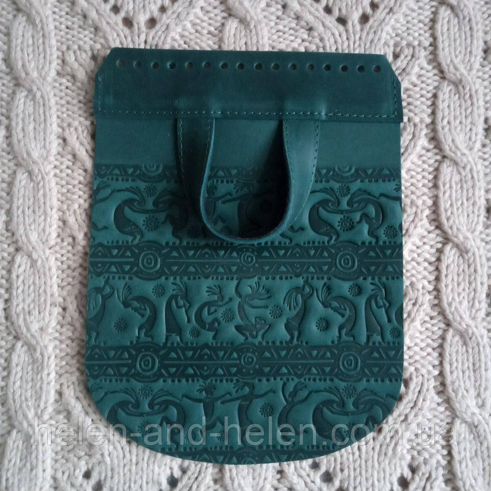 Клапан для рюкзака "Кокопеллі". Колір Морська хвиля, фото 1