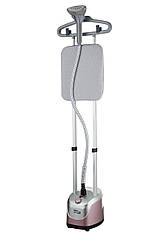 Відпарювач стаціонарний вертикальний для одягу зі стійкою 3500Вт 2.5л, Zepline ZP-131 рожевий