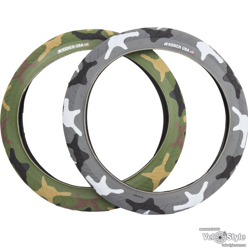 Покришка BMX KENCH 20”x2.3" KH-TR-05 A1-White camouflage