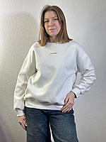 Світшот жіночий трикотаж білий one size (48-52)(р) Арт.A004 white (Китай)