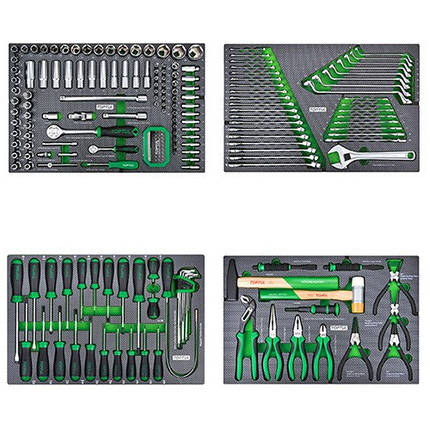 Візок з інструментом 7 секцій, 213 од. GE-21351 TOPTUL, фото 2