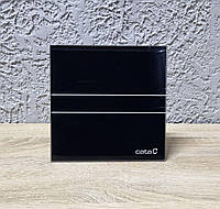 Побутовий вентилятор Cata E 100 GLASS Black