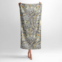Рушник з принтом «Долари. Безкінечні купюри. Dollars. Endless Bills»