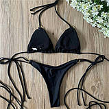 Жіночий роздільний купальник бікіні на зав'язках – комфортний і стильний дизайн, фото 10