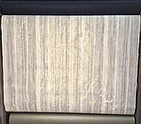 Шпалери вінілові на флізеліновій основі 10.05 × 1.06 м 306-01, бежеві для вітальні, спальні, коридору, передпокою, фото 4