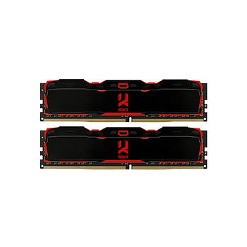 Оперативна пам'ять DDR4 2x16GB 3200MHz GoodRAM IRDM X Black (IR-X3200D464L16A/32GDC)