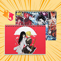 Зошит А5 48 арк. на пружині у клітинку 60 гр.м² Beelzebub / Вельзевул 002