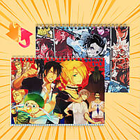 Зошит А5 48 арк. на пружині у клітинку 60 гр.м² Beelzebub / Вельзевул 005