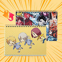 Зошит А5 48 арк. на пружині у клітинку 60 гр.м² Beelzebub / Вельзевул 008