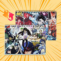 Зошит А5 48 арк. на пружині у клітинку 60 гр.м² Beelzebub / Вельзевул 009