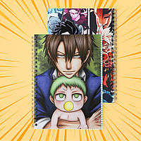 Зошит А5 48 арк. на пружині у клітинку 60 гр.м² Beelzebub / Вельзевул 011