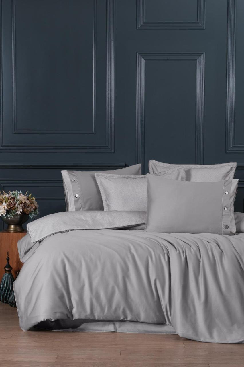 Постільна білизна La Romano Silk Satin 200×220 см Myron Ash, фото 1