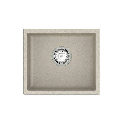 Гранітна мийка для кухні Platinum 7850W TOSKANA матова Чорний металік, фото 1