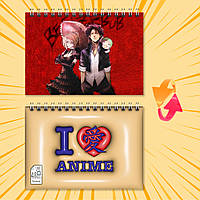 Блокнот на пружині в клітинку 48 арк. Beelzebub / Вельзевул 010