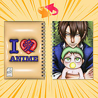 Блокнот на пружині в клітинку 48 арк. Beelzebub / Вельзевул 011