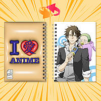 Блокнот на пружині в клітинку 48 арк. Beelzebub / Вельзевул 012