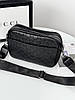 Чоловіча сумка месенджер Gucci крос боді через плече чорний Гуччі, фото 5