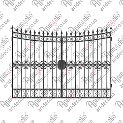 Ворота ковані.2180х2980.(КВ-05 КОМПЛЕКТ ЕЛЕМЕНТІВ