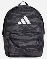 Рюкзак Adidas CL BPK CAMO 27,5L сірий, чорний Уні 15х31х44 см